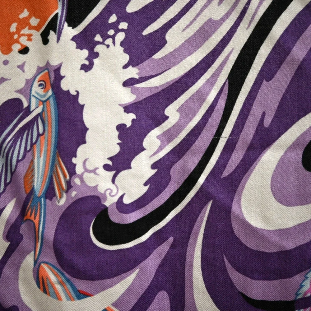 Hermes 'de la mer au ciel' Multicolored Shawl - Picture 13 of 16